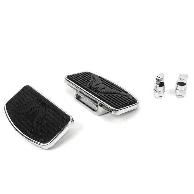 Black Mini Floorboards For Harley Sportster XL Honda Front /Rear Foot