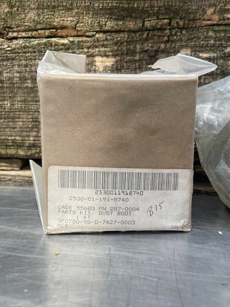 HMMWV M998 DUST BOOT KIT w/ CLAMPS INNER HALFSHAFT HALF SHAFT HUB SIDE