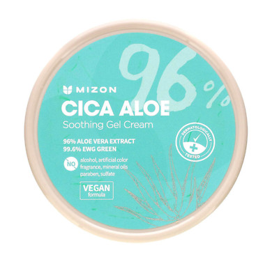 [Mizon] CICA ALOE 96% SOOTHING GEL CREAM 300g US Seller Sale!