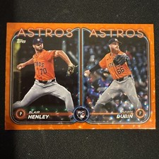 Blair Henley Shawn Dubin Rookie Combos Topps Update 2024 US252 268/299#