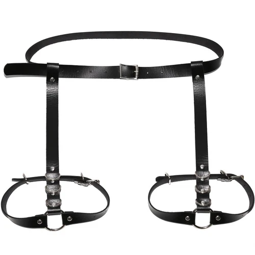 PU Leather Garter Belt Body Harness Strap Waist Leg Thigh Suspender - Picture 9 of 28