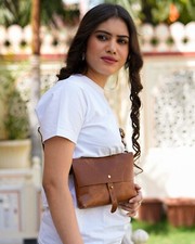 Genuine Leather Fanny Pack  Waist Bag  Hip Bum Bag for Travel, Valentine Gift