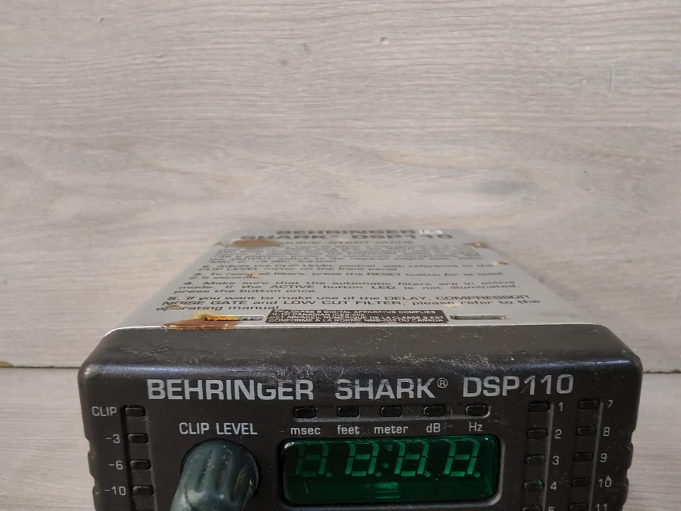 BEHRINGER SHARK DSP110 SIGNAL PROCESSOR - Image 2 of 4