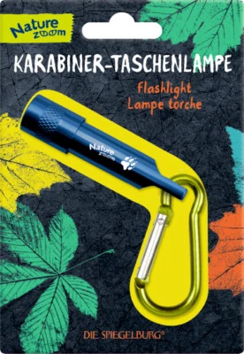 Spiegelburg Karabiner kleine Taschenlampe Nature Zoom f. Schlüsselbund
