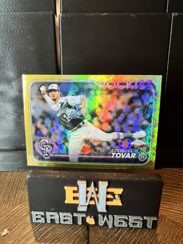 2024 Topps Chrome Logofractor Edition - Ezequiel Tovar #105 Gold Refractor /50