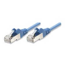 Intellinet Cavo di rete Patch in Rame Cat. 6 Blu UTP 0,5 mt