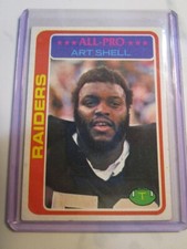 1978 Topps #460 Art Shell Oakland Raiders