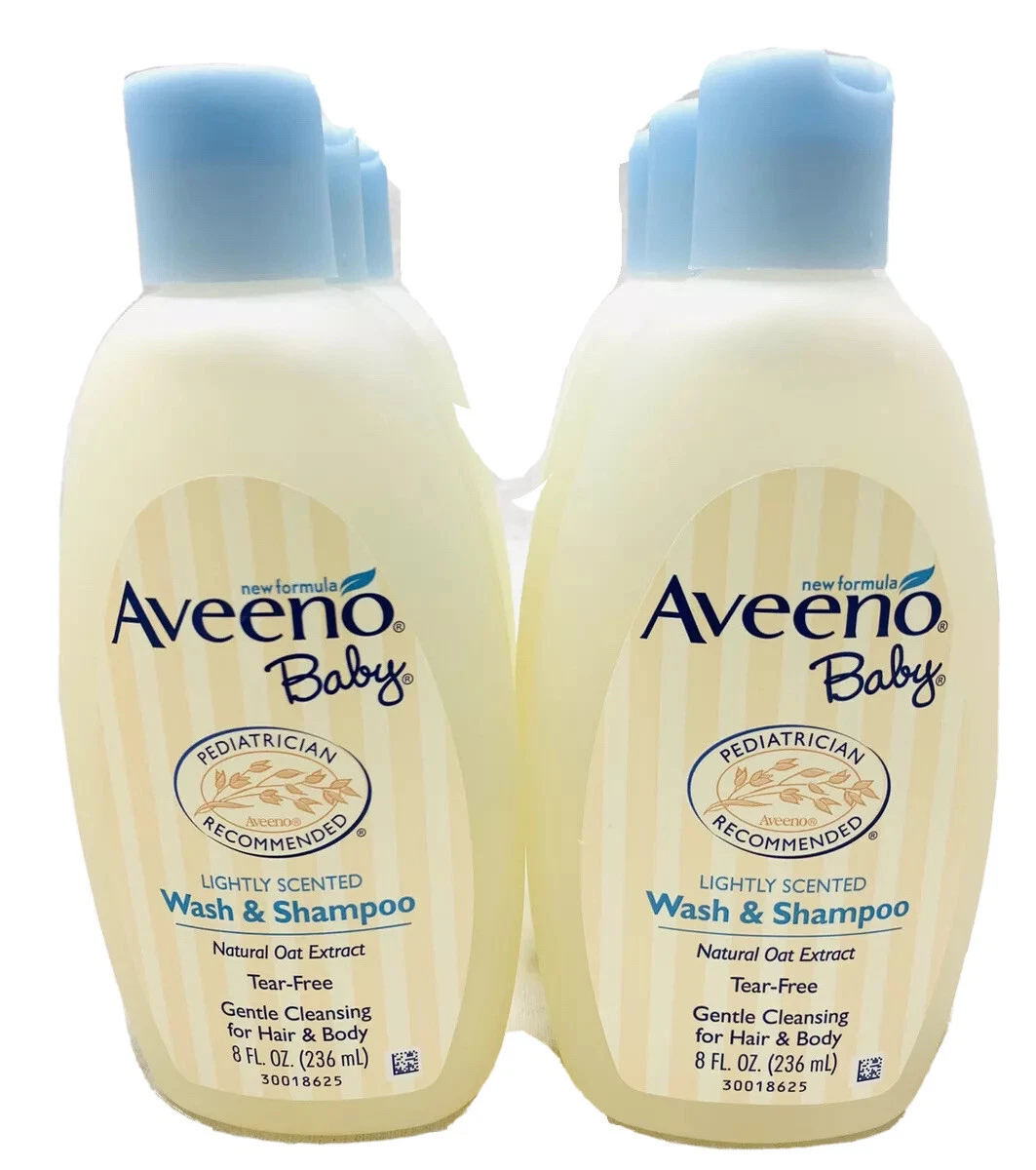 6 aveeno baby gentle wash & shampoo 8oz ea
Opens in a new window or tab