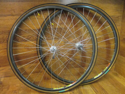 MAVIC OPEN PRO SUP CERAMIC SHIMANO DURA ACE HUBS CLINCHER WHEEL SET CONTINENTALS - Picture 1 of 12