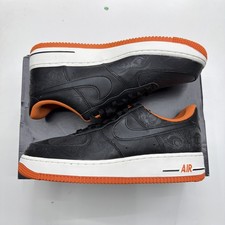 Nike Air Force 1 '07 Halloween UK taglia 8 2021 Black Starfish Sail DC8891-001