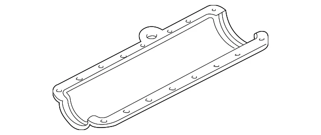Junta de cárter de aceite GM 10108676 genuina Foto 2 de 3