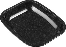 Falcon Enamel Mini Roaster 26cm 800ml White Blue Rim