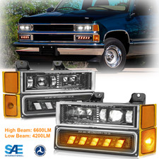 Led Headlight Bumper Lamp Side Marker For Chevy K1500 K2500 C1500 C2500 1994-99 Led Headlight Bumper Lamp Side Marker For Chevy K1500 K2500 C1500 C2500 1994-99