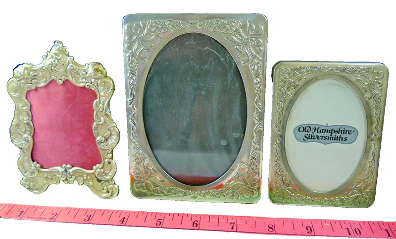 GORHAM 925 Sterling Silver PICTURE FRAME Ornate Victorian Vintage 42G +2 bonus