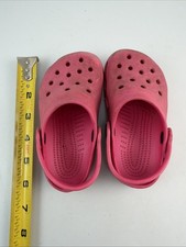 Crocs Classic Clog Unisex Pink Slip On Sandal Shoes Size Children s M6 W7