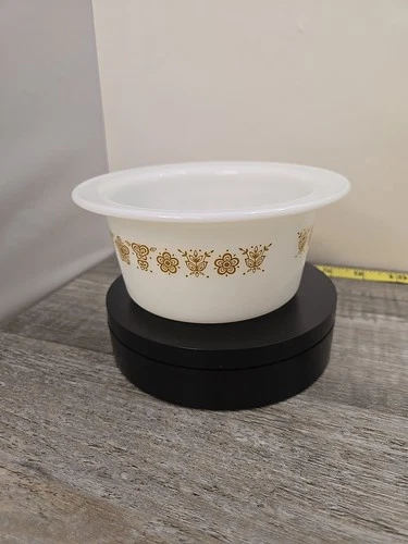 Vintage Corelle Butterfly Gold Butter Dish Bowl Tub #75 NO LID Pyrex Corning