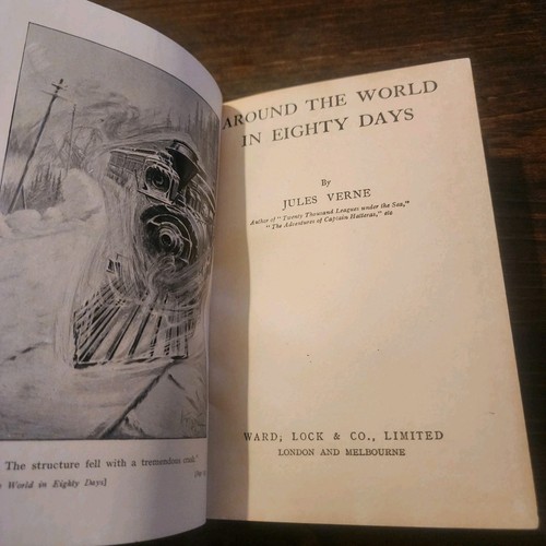 Around The World In Eighty Days By Jules Verne, Undated, Ward, Lock & Co, Ltd. - Picture 10 of 13