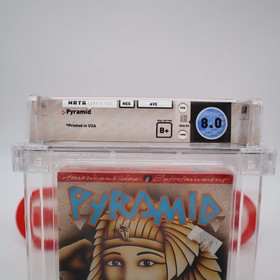NES Nintendo Game PYRAMID - WATA GRADED 8.0 B+! NEW & Factory Sealed!