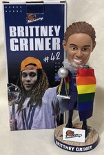 Brittney Griner Phoenix Mercury WNBA Bobblehead - Rainbow Flag Be Heard