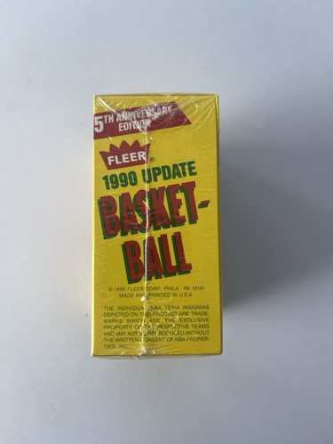 1990 NBA Fleer Update Basketball 100 Card Set - Complete Factory Sealed Box x1 - Picture 5 of 5