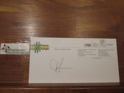 Ferenc Krausz  Physiker // Autogramm Autograph signiert signed signee Krausz, Fe