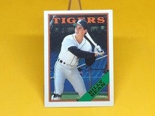 1988 Topps Tiffany Billy Bean #267 Detroit Tigers    Free Shipping