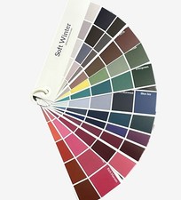 Soft Winter Color Swatch Fan For Personal Color Season Analysis
