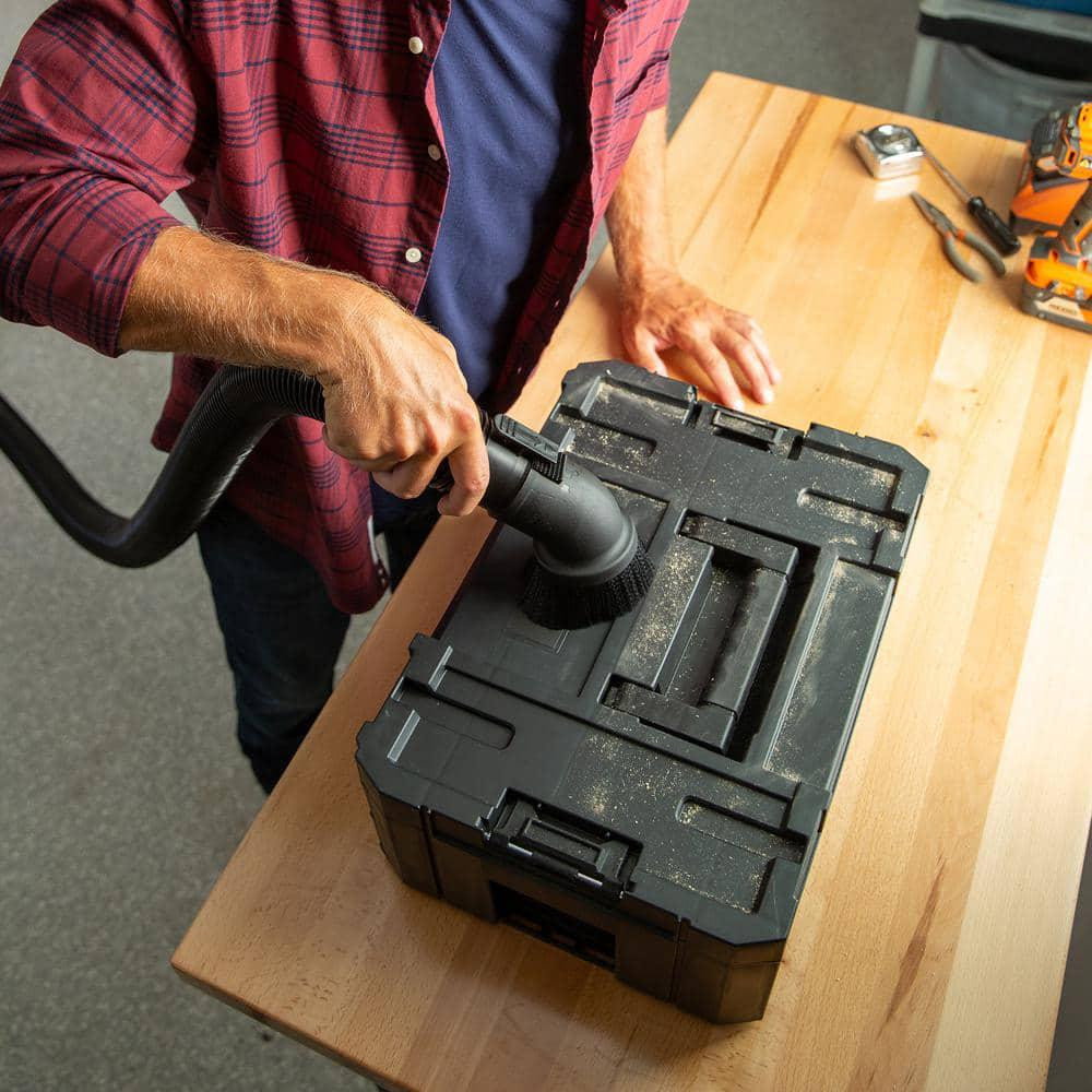 2-1/2 in. Locking Dusting Brush Accessory Shop Vac Attachment for RIDGID Wet Dry