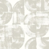 Fd26406_Seychelles Abstrakt Kreise Hellgrau Weiß Fine Decor Tapete