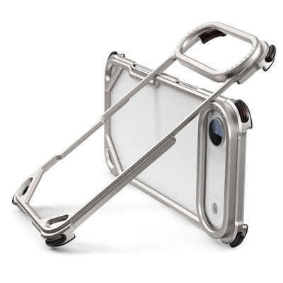 For iPhone Air 17 Pro Max Aluminum Frame Bumper Case Hollow Corner Protection 