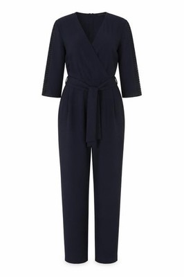 Zara Basic Damen Jumpsuit Einteiler Größe XS schwarz 3/4 Arm Party/Cocktail