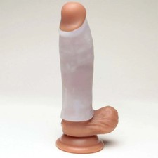2PCS 5.5in Penis Silicone Sleeve for Extender Stretcher Max Vacuum Enlargement