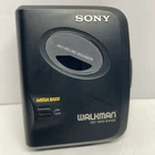 SONY Walkman WM-EX102 Cassette Player *New Belt* *Works* *Cleaned* W/ Mega Bass