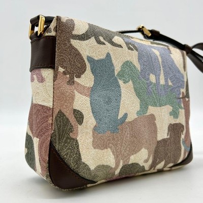 Etro Shoulder Bag Animal and Paisley Design