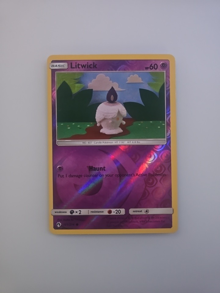 🇨🇦 LITWICK REVERSE HOLO 101/214 LOST THUNDER - NEAR MINT (NM)