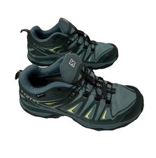 Salomon X Ultra 3 GTX 171383 Hiking Shoes Size 6 Women s Gore-Tex Teal Green