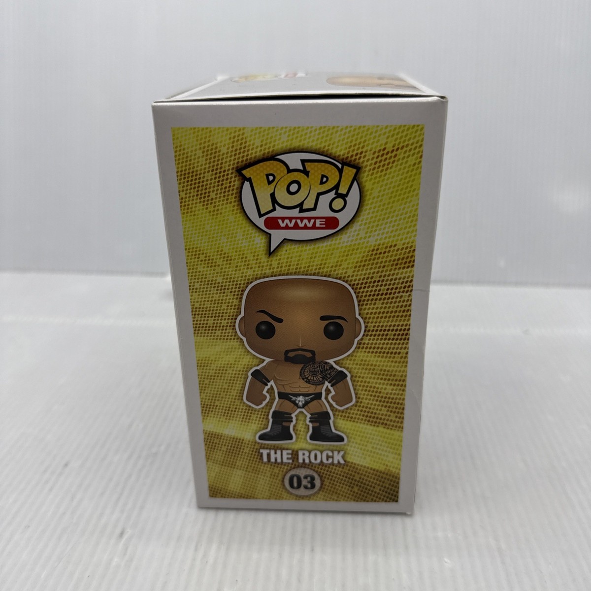 FUNKO POP WWE 03 THE ROCK ザ•ロック WWE! Wrestling 2013 (Funko Pop) 03 The Rock Dwayne Johnson Vaulted