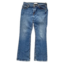 Levis 515 Jeans Womens 14 Blue Medium Wash Boot Cut Stretch Denim