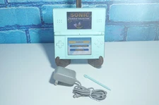 Nintendo DS Lite Ice Blue Handheld Gaming System with Charger & Stylus Pen