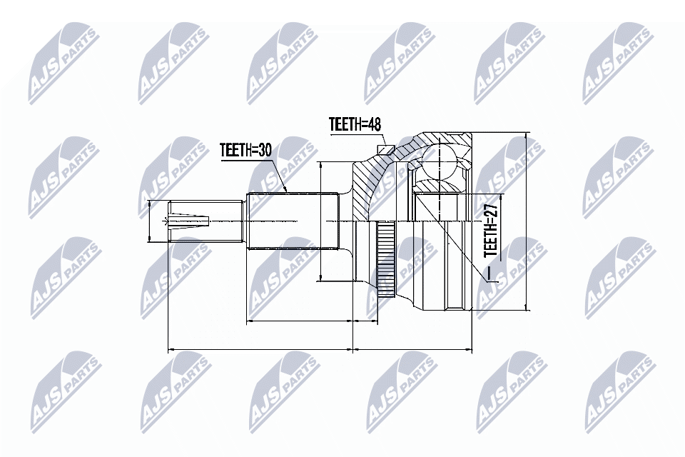 Joint Set, Drive Shaft/Outer Compatible With Toyota Avensis D-4D 03-, Avensis Ve - Image 3