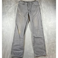 Y2k Distressed Dickies CArpenter Pants Gray Size 34x34 Workwear Grunge Skater