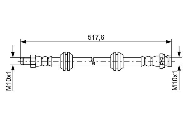 Bosch Bremsschlauch Hinten F?R Land Rover-image