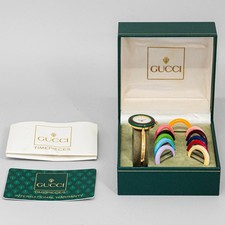 *NEAR MINT w/Case Paper* GUCCI Change Bezel 1...
