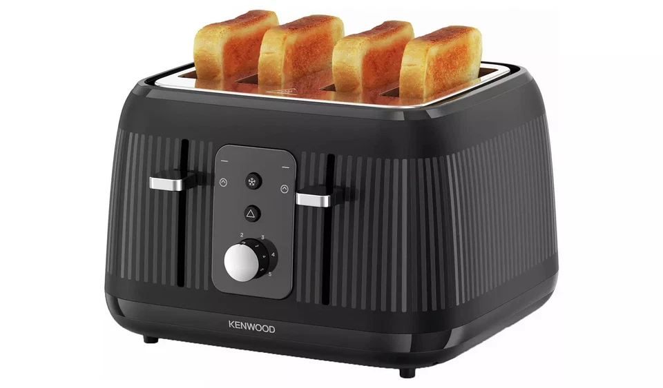 Kenwood TFP09.000BK Dawn 4 Slice Toaster - Black - Image 3 of 4