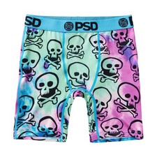 PSD Boys Boxer Briefs Washed Bones, Comfortable Medium, Bones