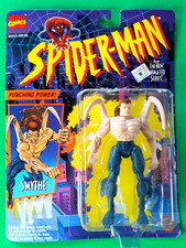 1994 ToyBiz Marvel Comics Spider-Man Animated Series SMYTHE Action Figure, NOS