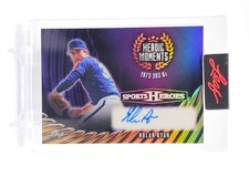 NOLAN RYAN 2026 LEAF SPORTS HEROES HEROIC MOMENTS PURPLE AUTO /8 #HM-NR1 Q3474