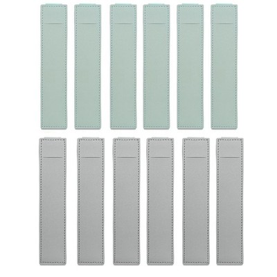12 StüCk Elastische Band-Stifthalter, Abnehmbarer Journal-Stifthalter, Lede3054