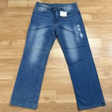NEW Calvin Klein Jeans Mens Size 34x30 Straight Leg Denim Medium Blue Wash