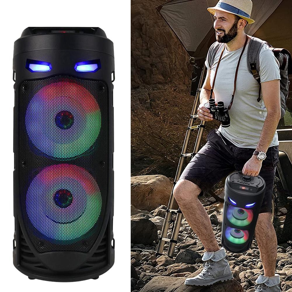 Bluetooth Speakers Portable Wireless Subwoofer Stereo Bass Party Soundbox F M1R1